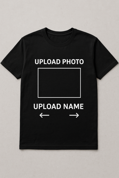 Custom Name And Photo T-shirt