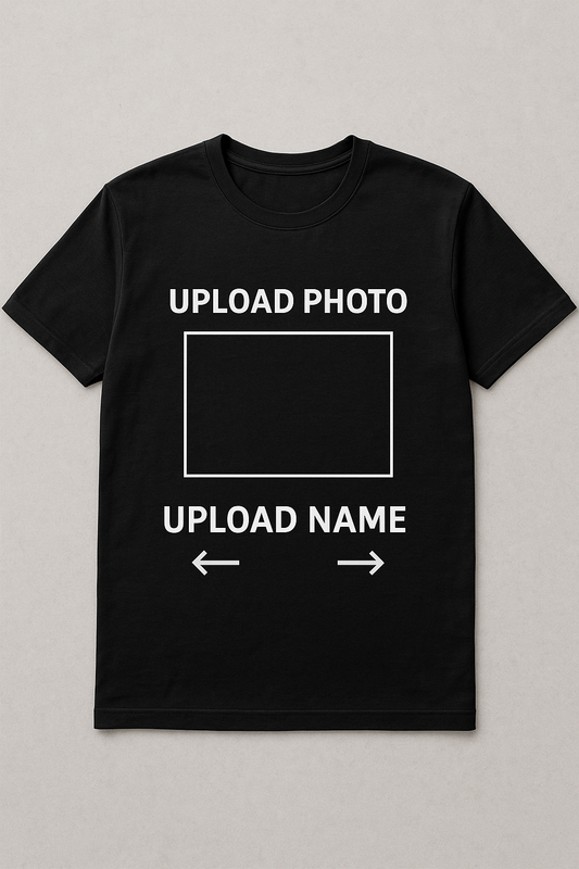 Custom Name And Photo T-shirt